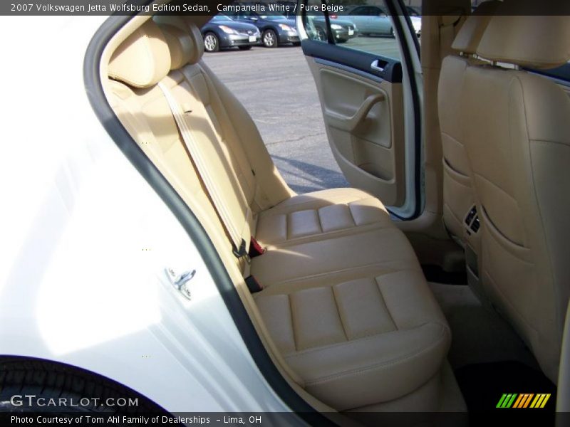 Campanella White / Pure Beige 2007 Volkswagen Jetta Wolfsburg Edition Sedan