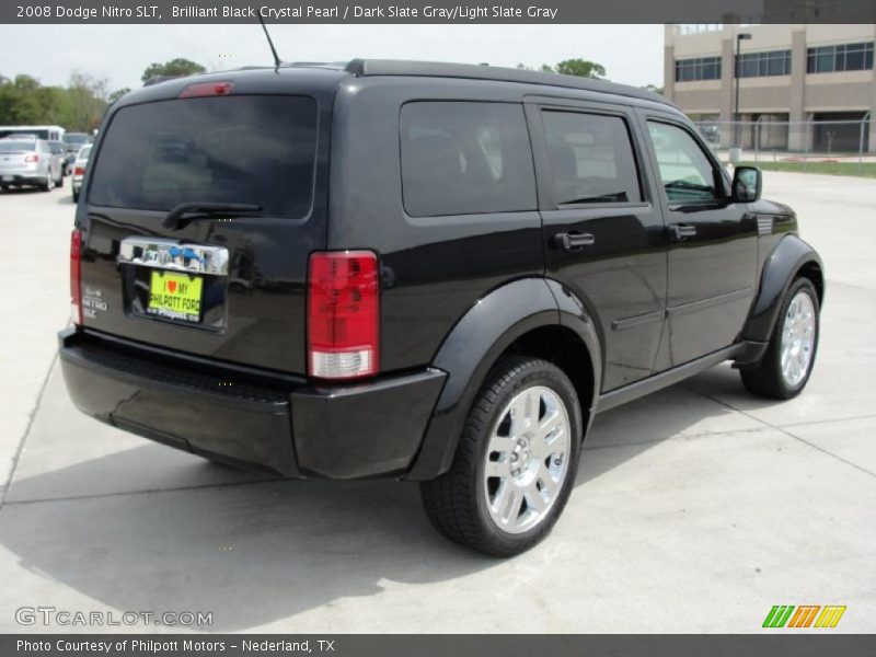 Brilliant Black Crystal Pearl / Dark Slate Gray/Light Slate Gray 2008 Dodge Nitro SLT