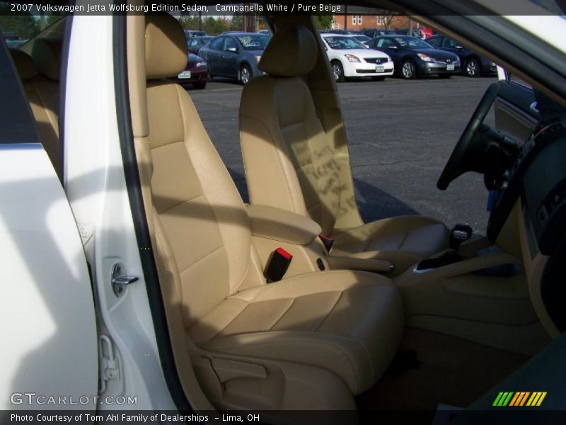 Campanella White / Pure Beige 2007 Volkswagen Jetta Wolfsburg Edition Sedan