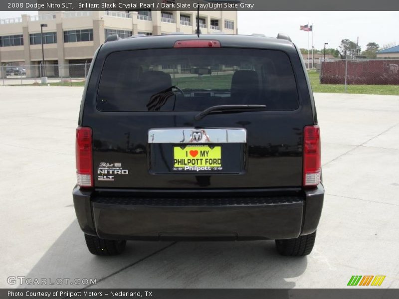 Brilliant Black Crystal Pearl / Dark Slate Gray/Light Slate Gray 2008 Dodge Nitro SLT