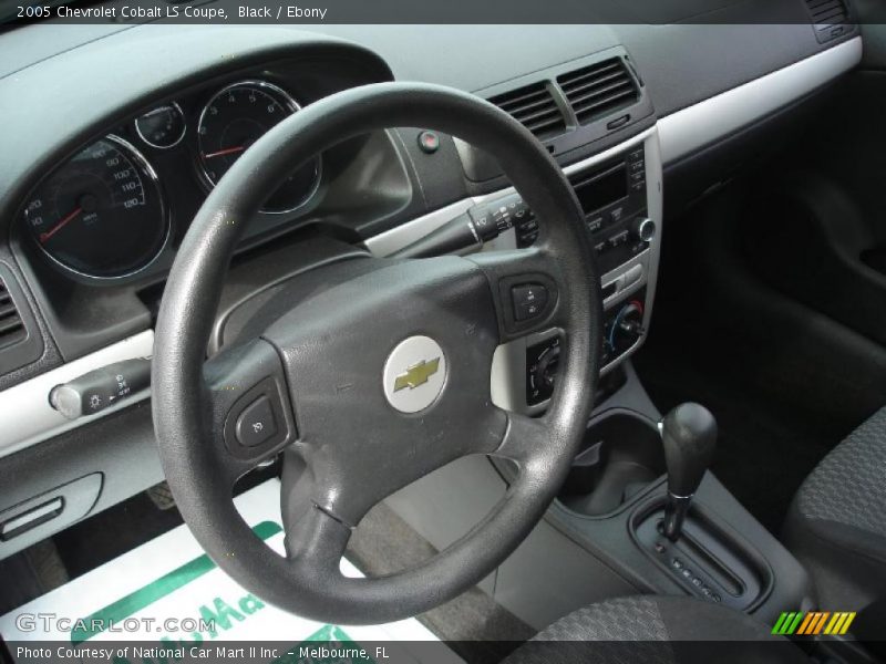 Black / Ebony 2005 Chevrolet Cobalt LS Coupe