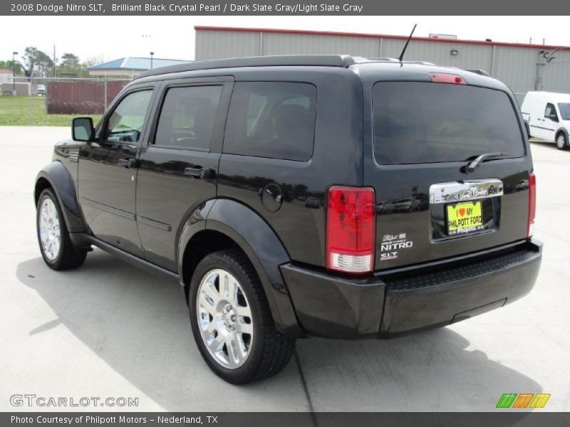 Brilliant Black Crystal Pearl / Dark Slate Gray/Light Slate Gray 2008 Dodge Nitro SLT