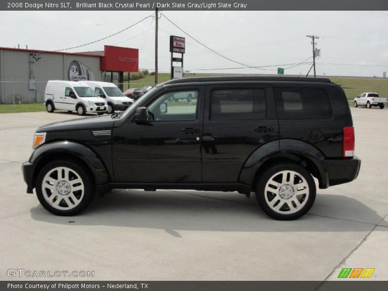 Brilliant Black Crystal Pearl / Dark Slate Gray/Light Slate Gray 2008 Dodge Nitro SLT