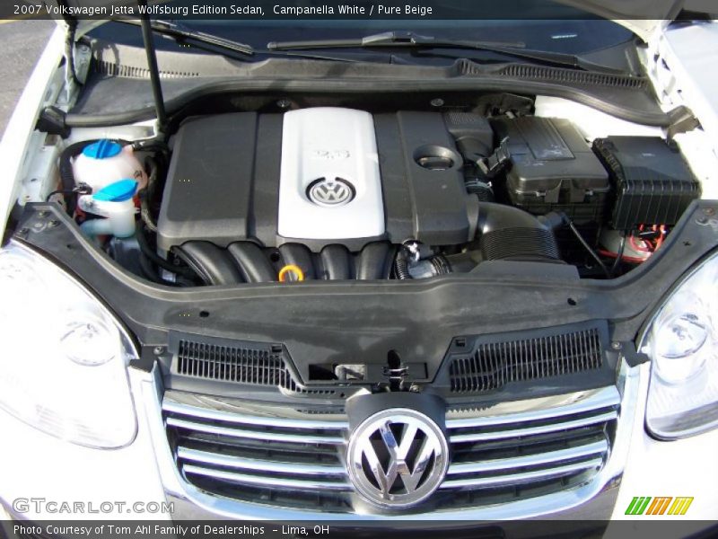 Campanella White / Pure Beige 2007 Volkswagen Jetta Wolfsburg Edition Sedan