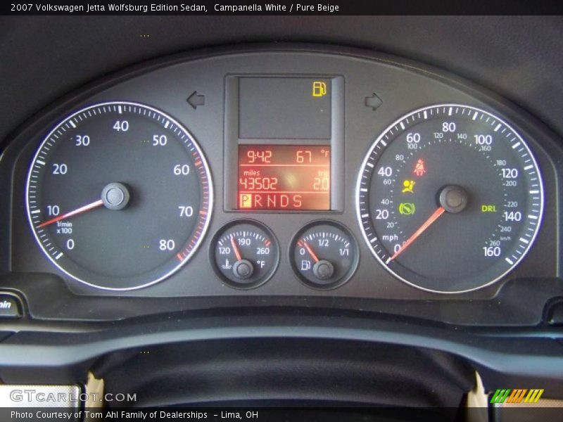Campanella White / Pure Beige 2007 Volkswagen Jetta Wolfsburg Edition Sedan
