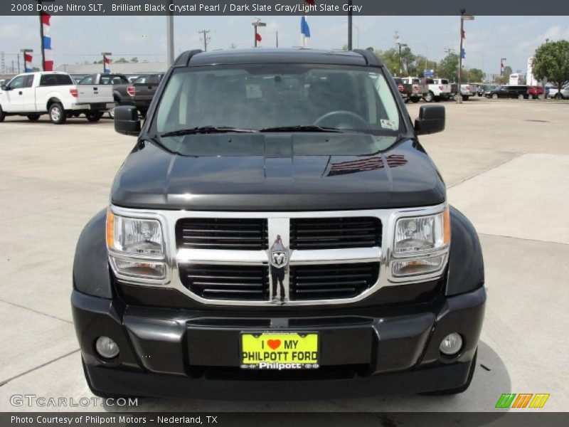 Brilliant Black Crystal Pearl / Dark Slate Gray/Light Slate Gray 2008 Dodge Nitro SLT