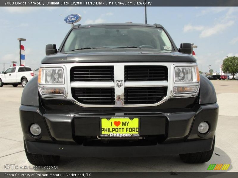 Brilliant Black Crystal Pearl / Dark Slate Gray/Light Slate Gray 2008 Dodge Nitro SLT