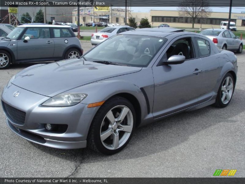Titanium Gray Metallic / Black 2004 Mazda RX-8 Sport