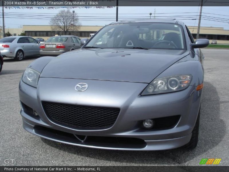 Titanium Gray Metallic / Black 2004 Mazda RX-8 Sport