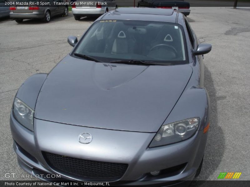 Titanium Gray Metallic / Black 2004 Mazda RX-8 Sport