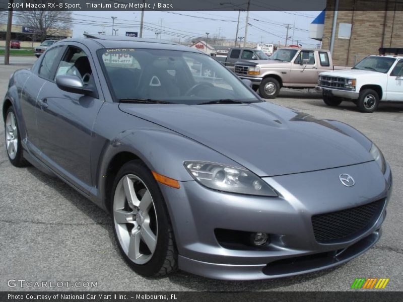 Titanium Gray Metallic / Black 2004 Mazda RX-8 Sport