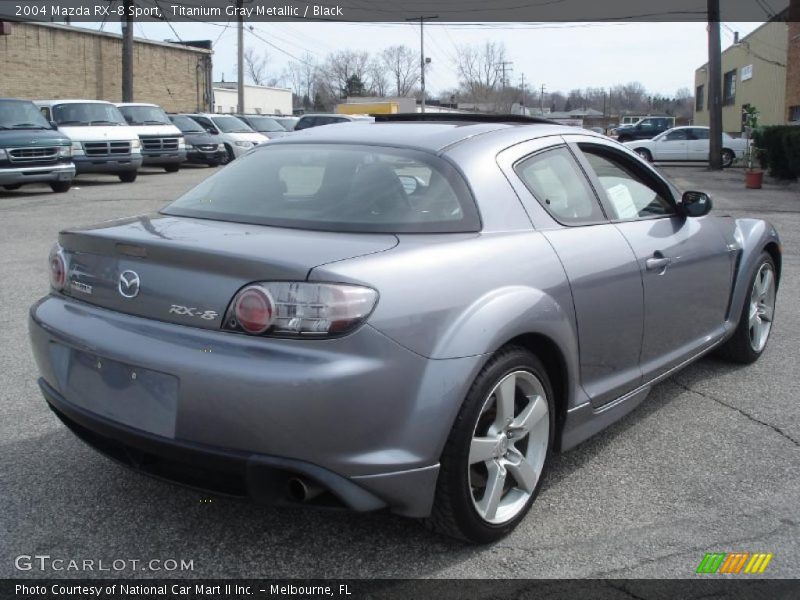 Titanium Gray Metallic / Black 2004 Mazda RX-8 Sport