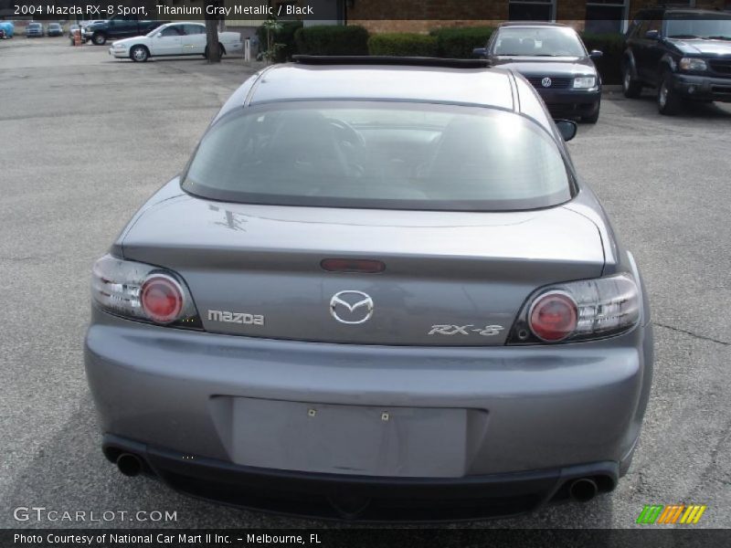 Titanium Gray Metallic / Black 2004 Mazda RX-8 Sport