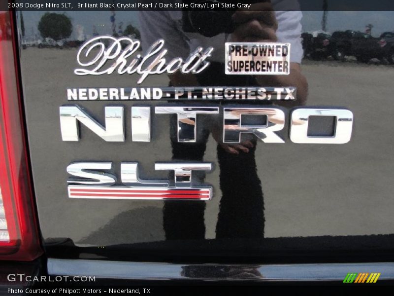 Brilliant Black Crystal Pearl / Dark Slate Gray/Light Slate Gray 2008 Dodge Nitro SLT