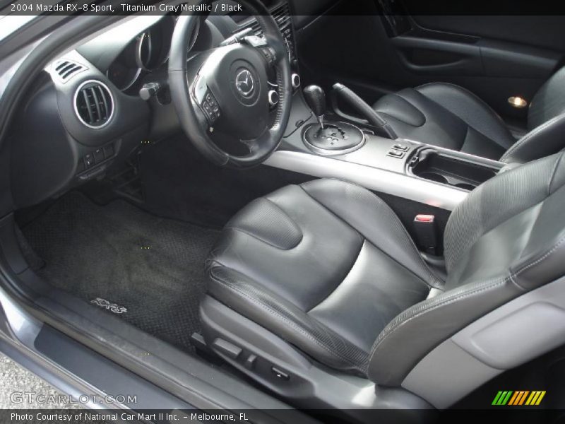 Titanium Gray Metallic / Black 2004 Mazda RX-8 Sport