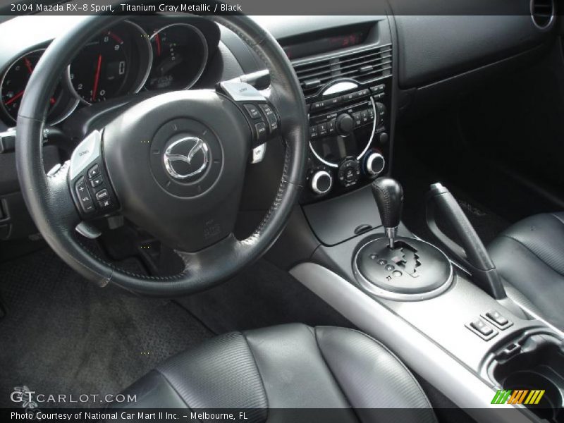 Titanium Gray Metallic / Black 2004 Mazda RX-8 Sport