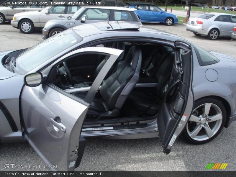 Titanium Gray Metallic / Black 2004 Mazda RX-8 Sport