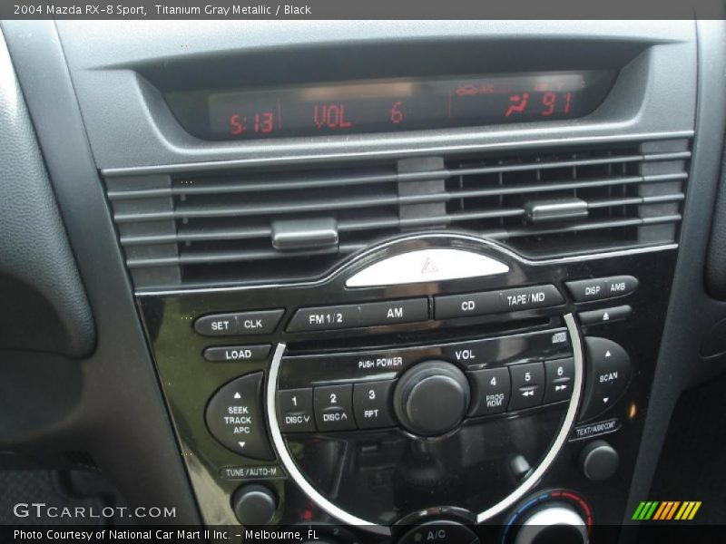 Titanium Gray Metallic / Black 2004 Mazda RX-8 Sport