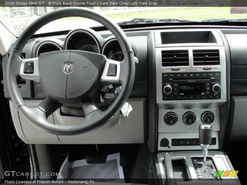 Brilliant Black Crystal Pearl / Dark Slate Gray/Light Slate Gray 2008 Dodge Nitro SLT