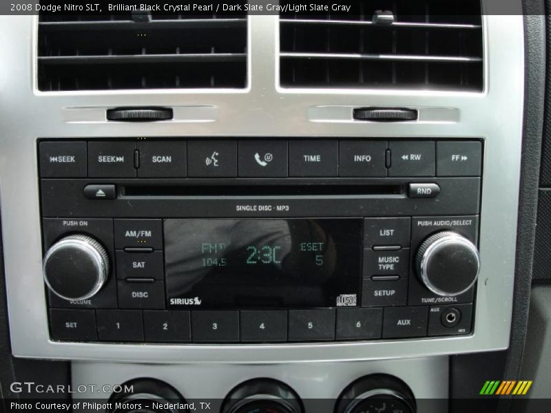 Brilliant Black Crystal Pearl / Dark Slate Gray/Light Slate Gray 2008 Dodge Nitro SLT