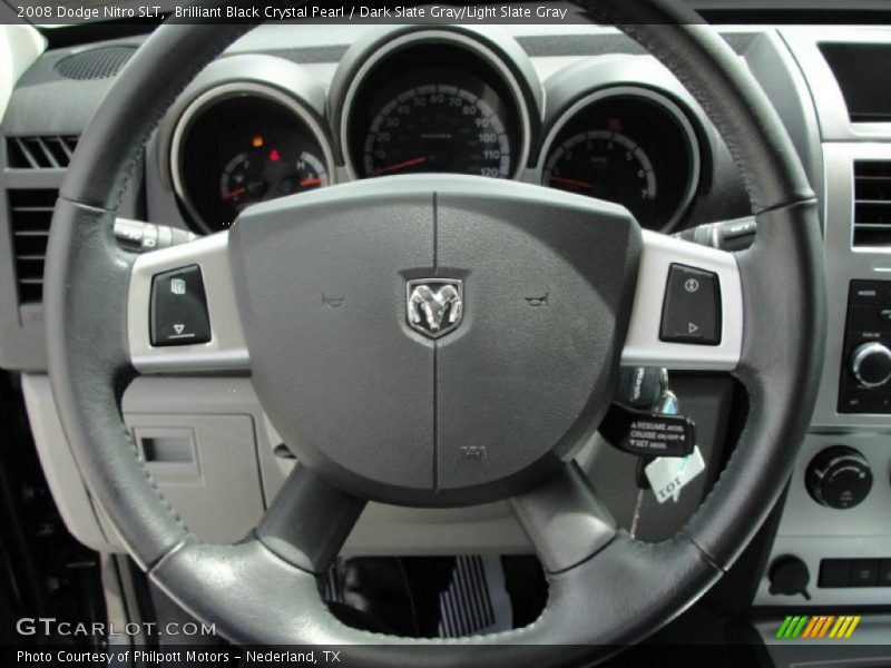 Brilliant Black Crystal Pearl / Dark Slate Gray/Light Slate Gray 2008 Dodge Nitro SLT