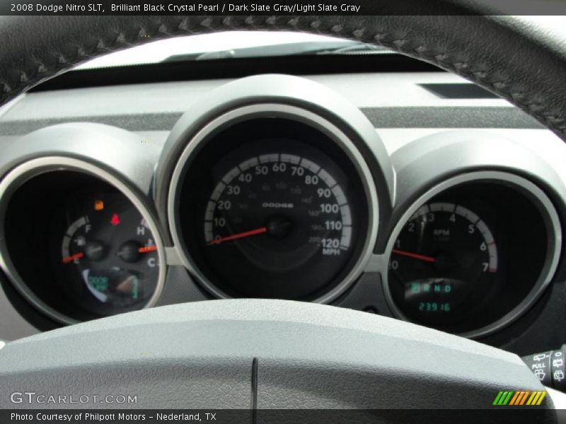 Brilliant Black Crystal Pearl / Dark Slate Gray/Light Slate Gray 2008 Dodge Nitro SLT
