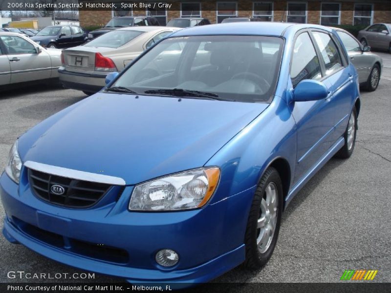 Spark Blue / Gray 2006 Kia Spectra Spectra5 Hatchback