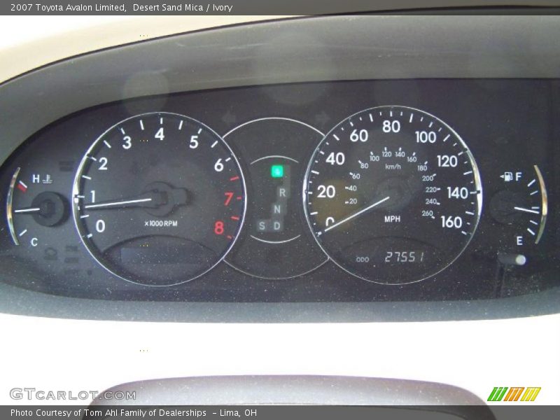 Desert Sand Mica / Ivory 2007 Toyota Avalon Limited