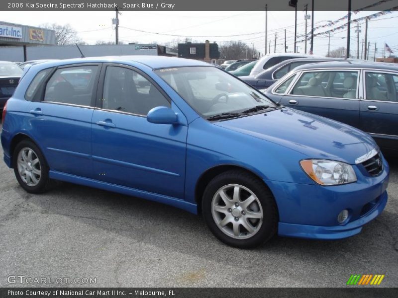Spark Blue / Gray 2006 Kia Spectra Spectra5 Hatchback