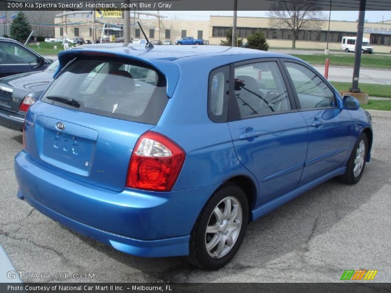 Spark Blue / Gray 2006 Kia Spectra Spectra5 Hatchback