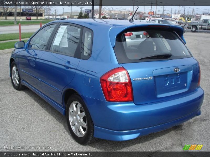 Spark Blue / Gray 2006 Kia Spectra Spectra5 Hatchback