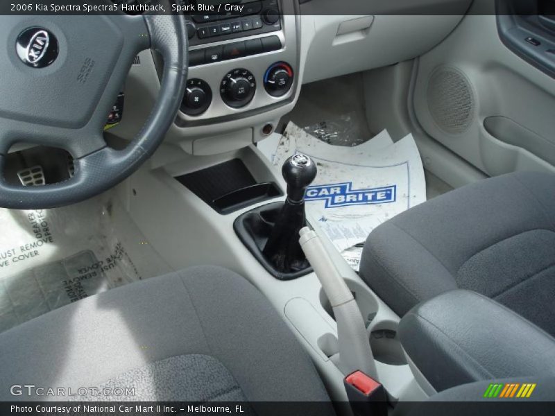 Spark Blue / Gray 2006 Kia Spectra Spectra5 Hatchback