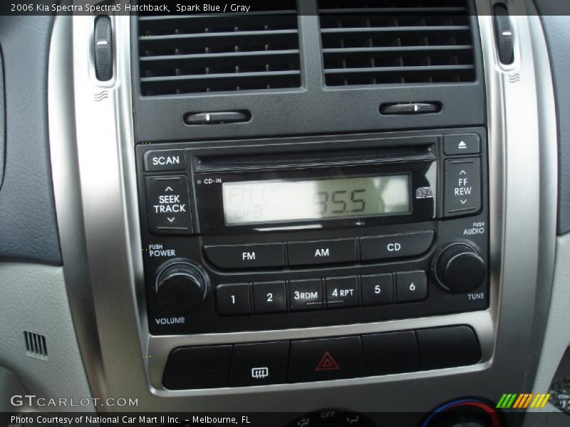 Spark Blue / Gray 2006 Kia Spectra Spectra5 Hatchback