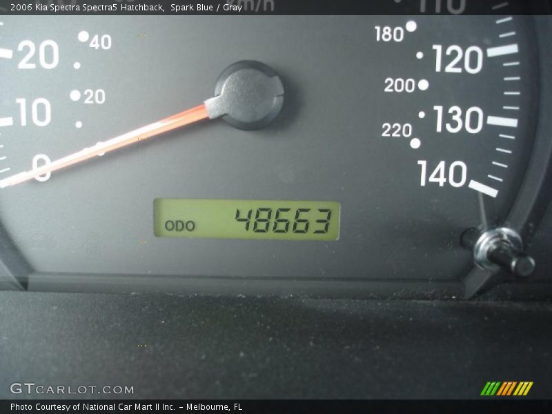 Spark Blue / Gray 2006 Kia Spectra Spectra5 Hatchback