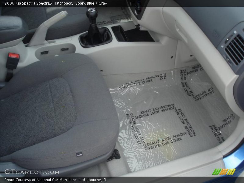 Spark Blue / Gray 2006 Kia Spectra Spectra5 Hatchback