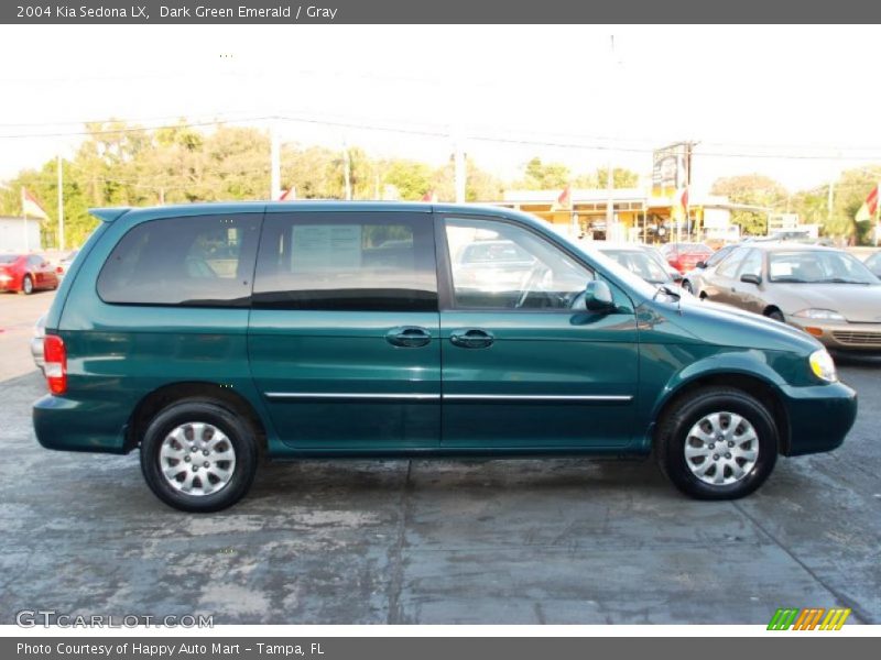 Dark Green Emerald / Gray 2004 Kia Sedona LX