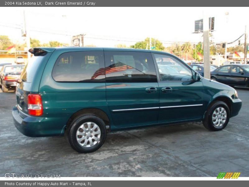 Dark Green Emerald / Gray 2004 Kia Sedona LX