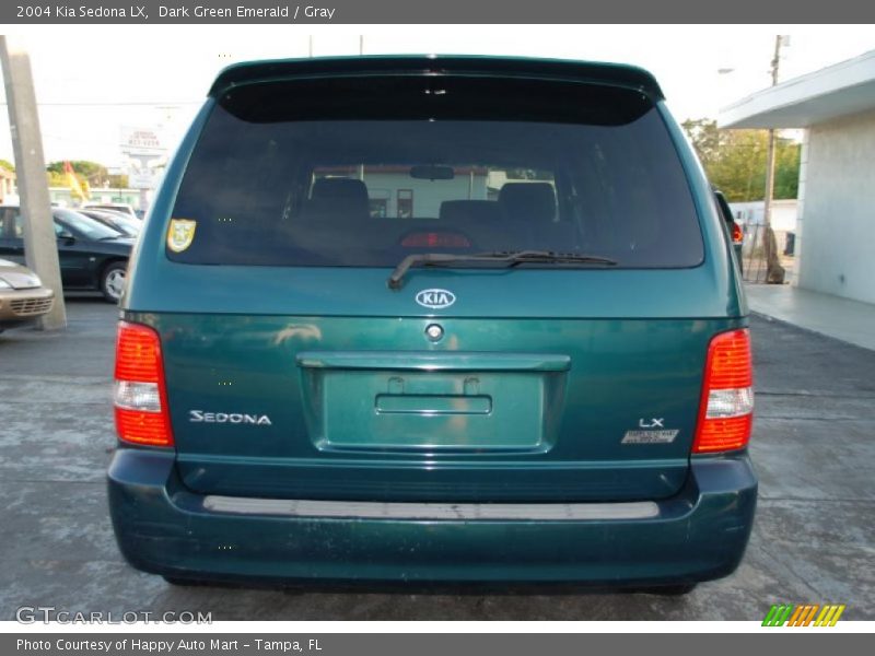 Dark Green Emerald / Gray 2004 Kia Sedona LX