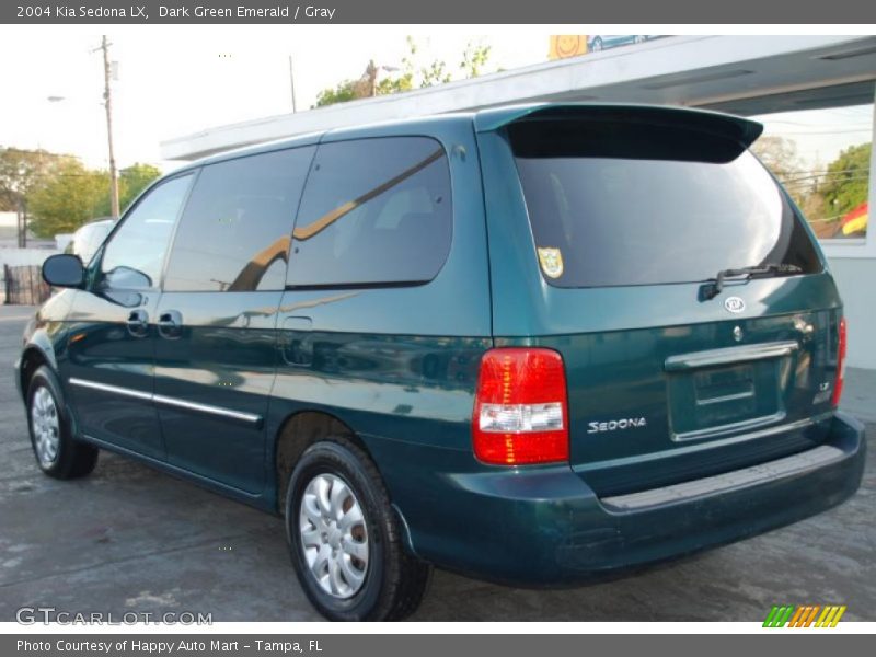 Dark Green Emerald / Gray 2004 Kia Sedona LX