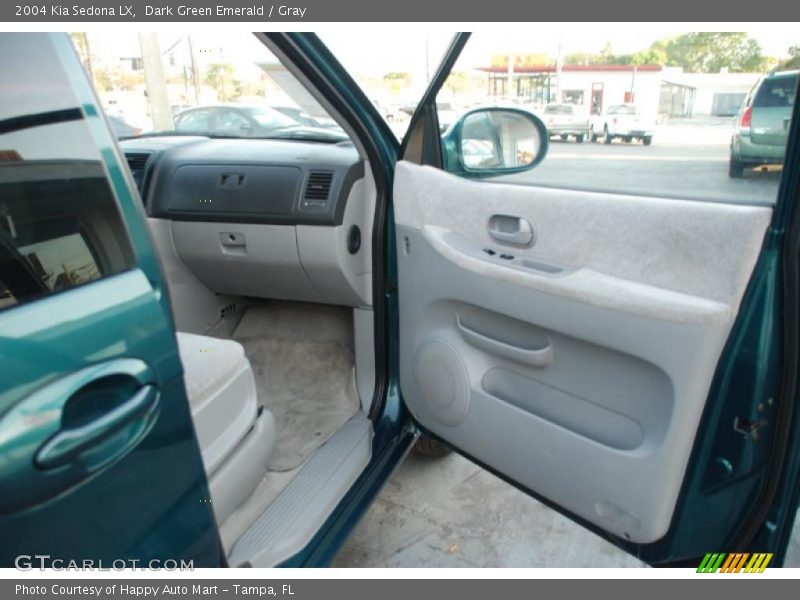 Dark Green Emerald / Gray 2004 Kia Sedona LX