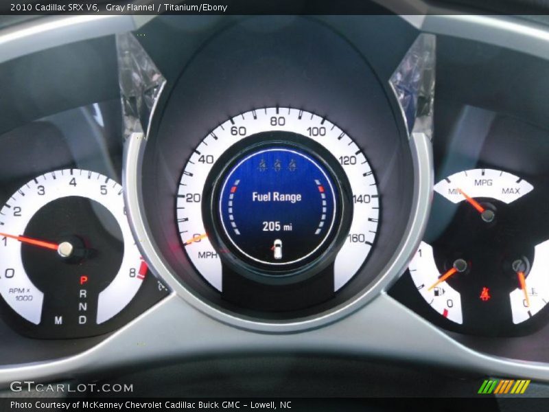 Gray Flannel / Titanium/Ebony 2010 Cadillac SRX V6