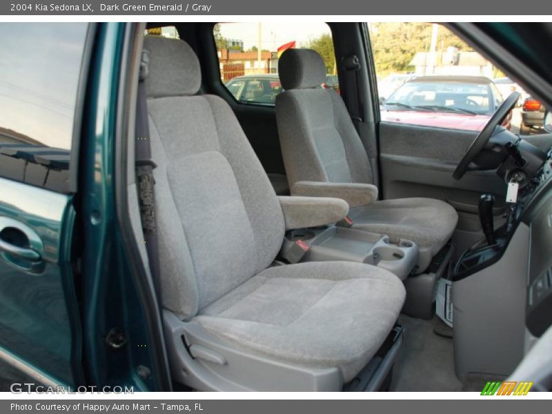 Dark Green Emerald / Gray 2004 Kia Sedona LX