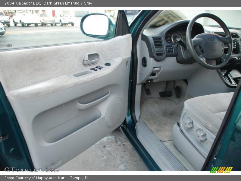Dark Green Emerald / Gray 2004 Kia Sedona LX
