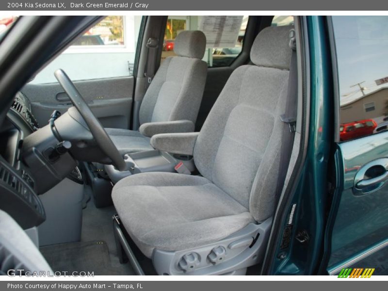 Dark Green Emerald / Gray 2004 Kia Sedona LX