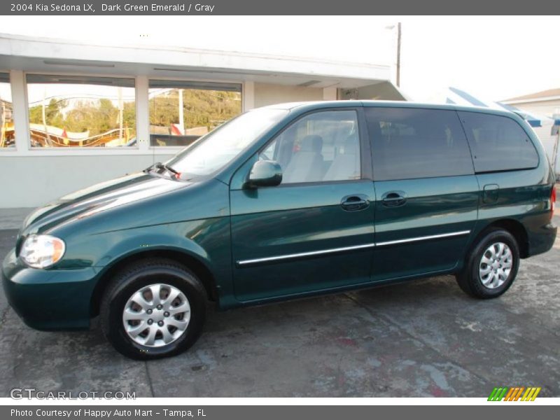 Dark Green Emerald / Gray 2004 Kia Sedona LX
