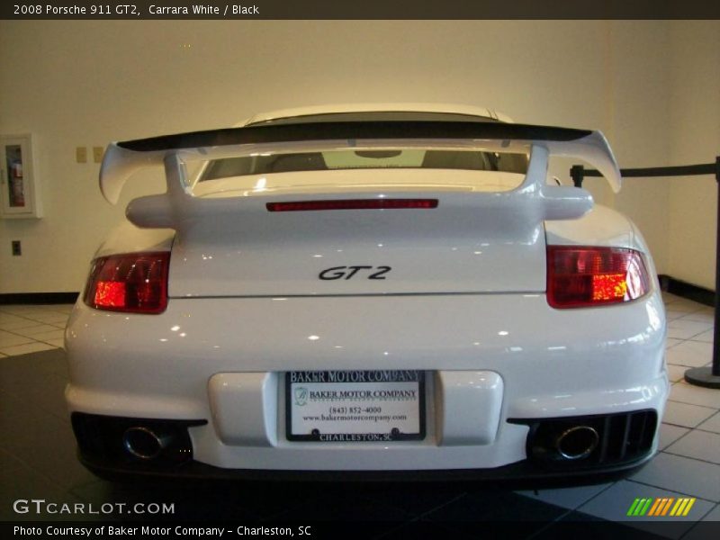 Carrara White / Black 2008 Porsche 911 GT2