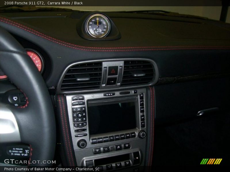 Carrara White / Black 2008 Porsche 911 GT2