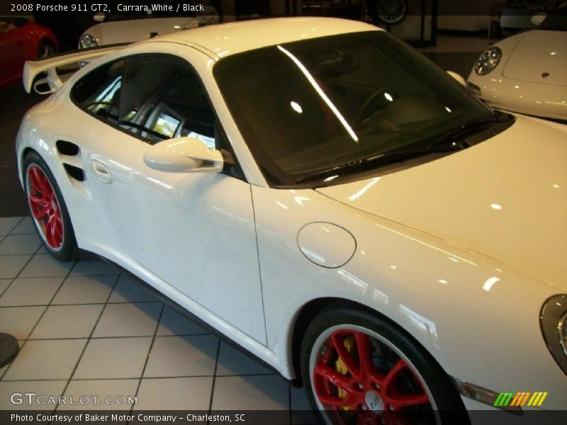 Carrara White / Black 2008 Porsche 911 GT2