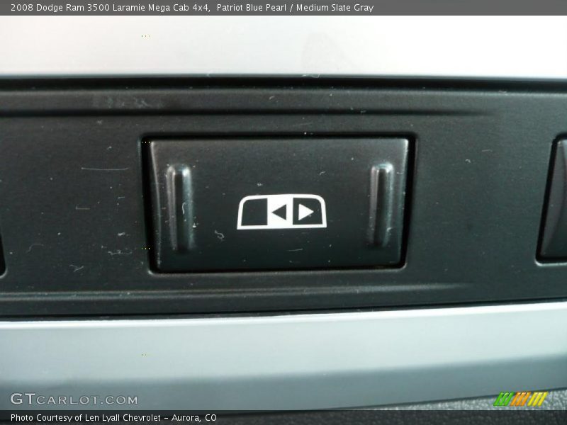 Patriot Blue Pearl / Medium Slate Gray 2008 Dodge Ram 3500 Laramie Mega Cab 4x4
