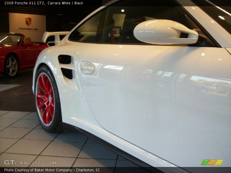 Carrara White / Black 2008 Porsche 911 GT2
